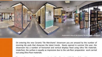 Tile and Stone Journal features Ceramic Tile Merchants in Ultra Tile Case Study